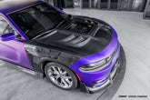 Dodge Charger 2015 Scat Pack & 2016 Scat Pack, Hellcat & 2017 R/T, Daytona, Scat Pack, Hellcat & 2018 GT, R/T, Daytona, Scat Pack, Hellcatwith & 2019 GT, R/T, Scat Pack, Hellcat & 2020 GT, R/T, Scat Pack, Hellcat & 2021 GT, R/T, Scat Pack & 2022-2023 GT, R/T, Scat Pack Non-widebody Aftermarket Parts - Front Lip Carbon Fiber from CMST Tuning